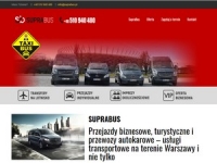 Przejazdy biznesowe, turystyczne SUPRABUS